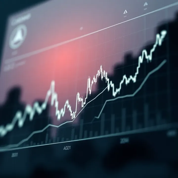 Graph depicting historical price trends of Cardano cryptocurrency showing fluctuations over time