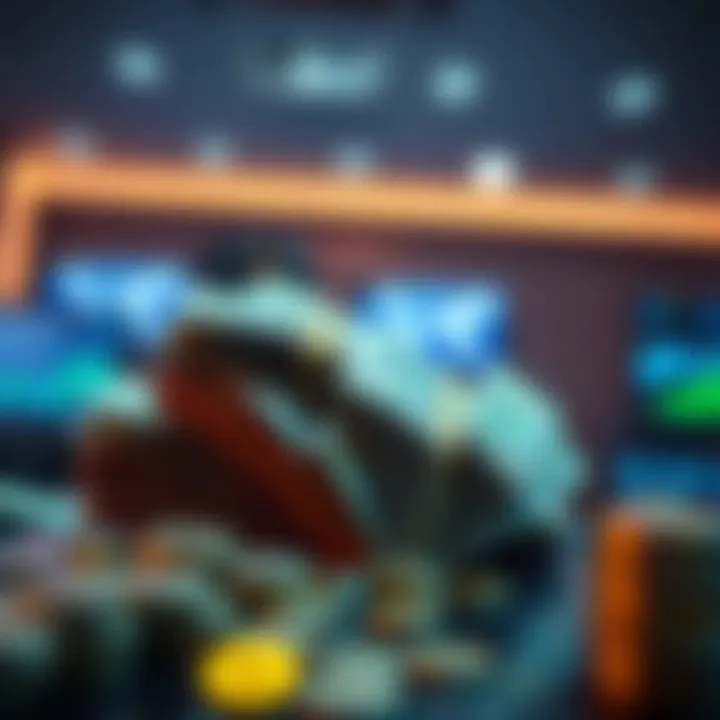 Conceptual illustration showing quick cash flow and affiliate marketing connections in Nigeria