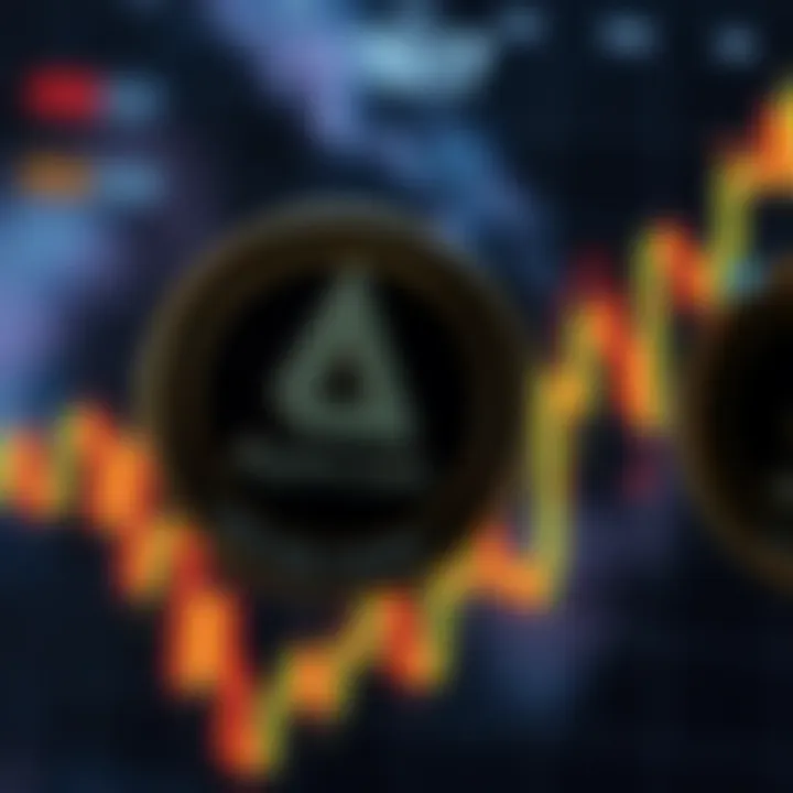 Dynamic graph showing ApeCoin price fluctuations with market trend indicators