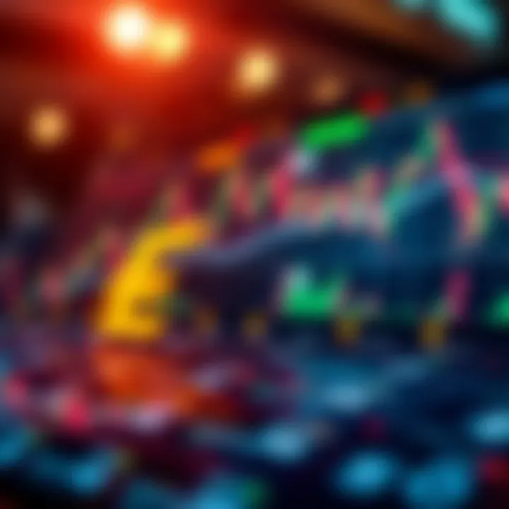 Conceptual illustration of financial charts and currency symbols reflecting strategic trading insights