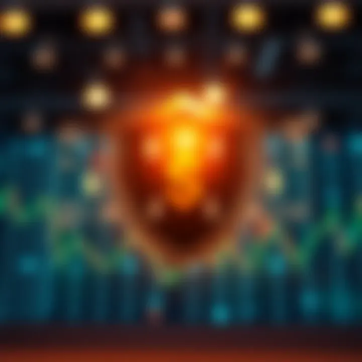 Regulation and Risk Management for Binary Brokers in Nigeria Conceptual representation of financial safety shield with currency symbols and legal icons