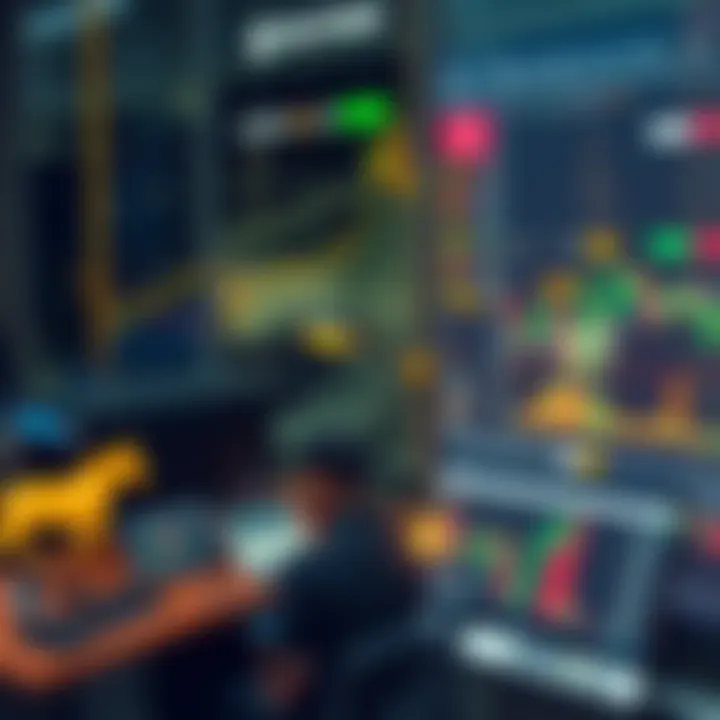 Global financial markets connected through digital trading platforms