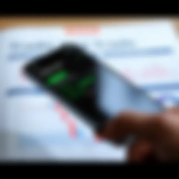 Evaluating Trading App Fees and User Experience Comparison of trading app fee structures and ease of use on a smartphone screen