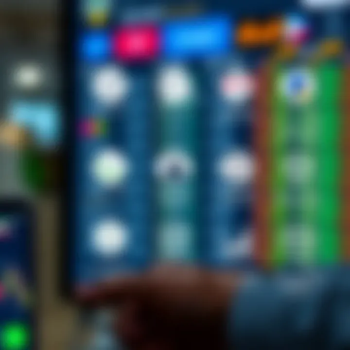 Graphical representation of trading app features including fees, security icons, and usability elements tailored for Nigerian investors