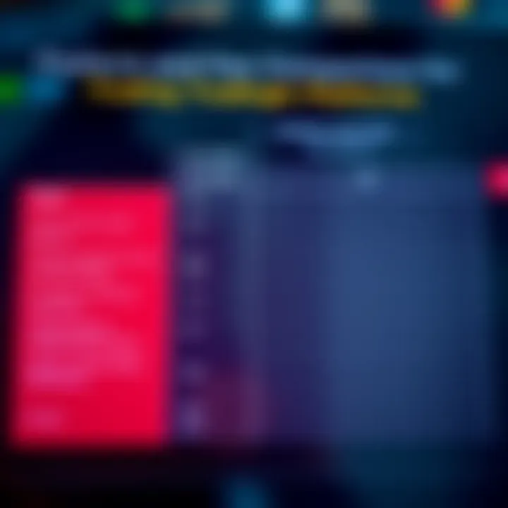 Comparison chart displaying features and fees of top trading platforms suitable for Nigerian traders