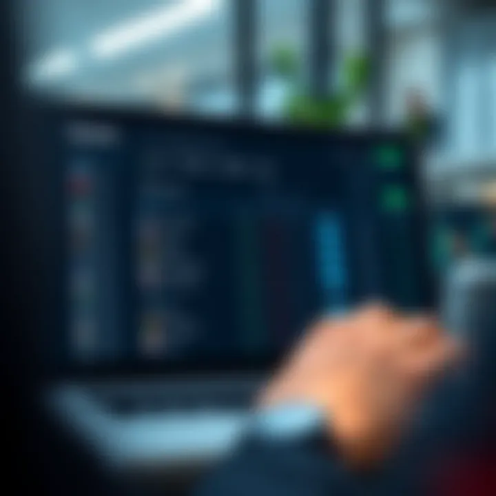 Dashboard overview after successful login showing account management options
