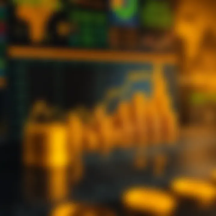 Chart illustrating key factors influencing gold market including economic indicators and investor sentiment