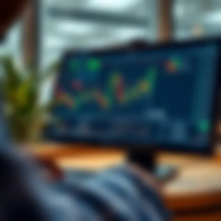 Illustration of online forex trading platform interface highlighting key evaluation features