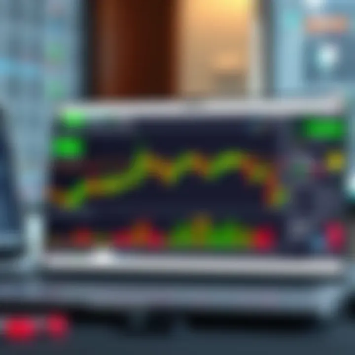 Customized TradingView interface highlighting binary options strategy tools and chart settings