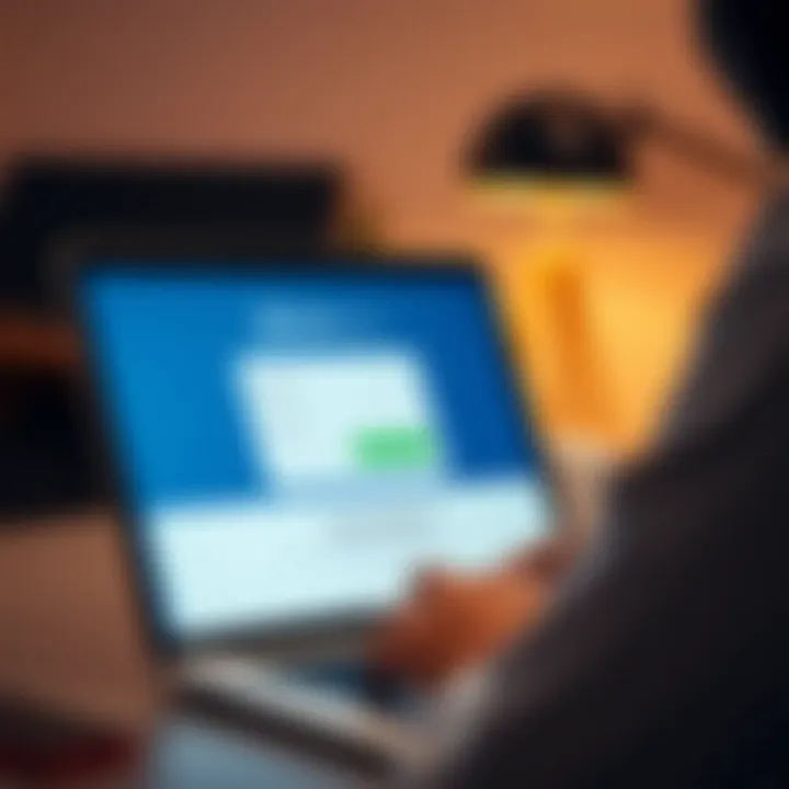 User entering credentials into Deriv.com login interface on a laptop screen