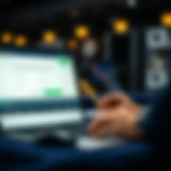 User filling out online form on Deriv platform during account creation