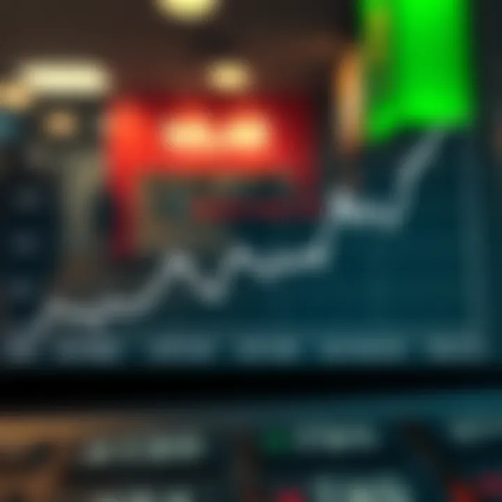 Graph showing fluctuations in dollar to naira exchange rates on black market