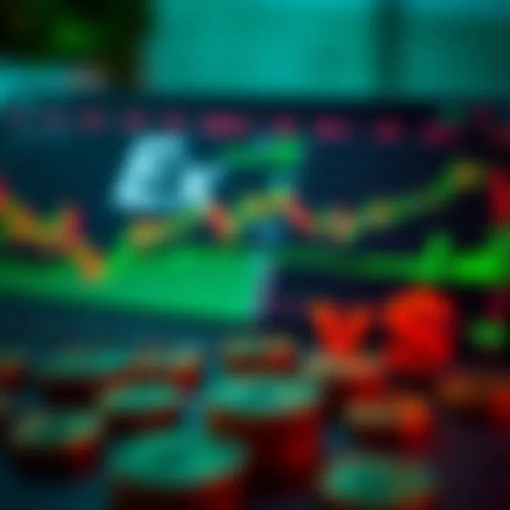 Illustration showing the connection between Nigerian traders and the Exness Partnership Program with financial graphs and currency symbols