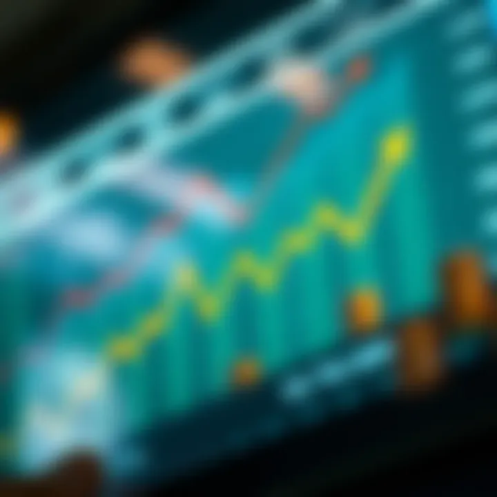 Financial growth chart illustrating wealth accumulation over time