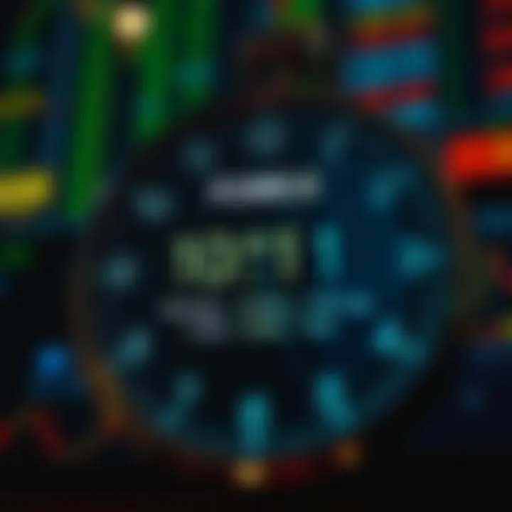 Clock displaying West Africa Time alongside forex market opening and closing times