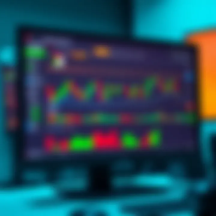 User interface of cTrader showing forex charts and trading tools on a computer screen