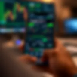 Mobile device displaying cTrader application with trading options and market data in Nigeria