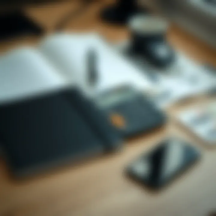 Maximizing Skills and Side Hustles for Reliable Earnings Desk setup featuring notebook, calculator, and smartphone illustrating side hustles and skill maximization