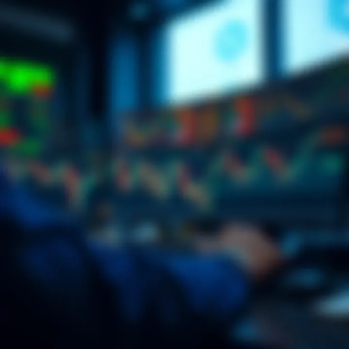 TradingView charts displayed within the Deriv trading platform interface highlighting technical indicators