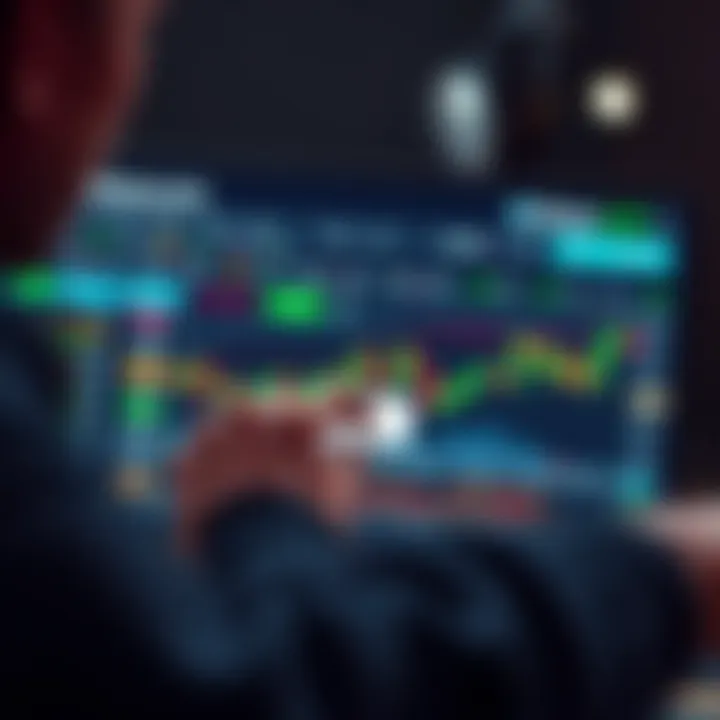 User registering an account on a trading platform interface