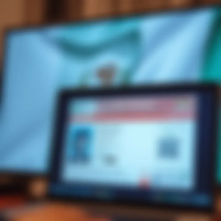 Secure digital verification of identification documents on a computer screen with a Nigerian flag in the background