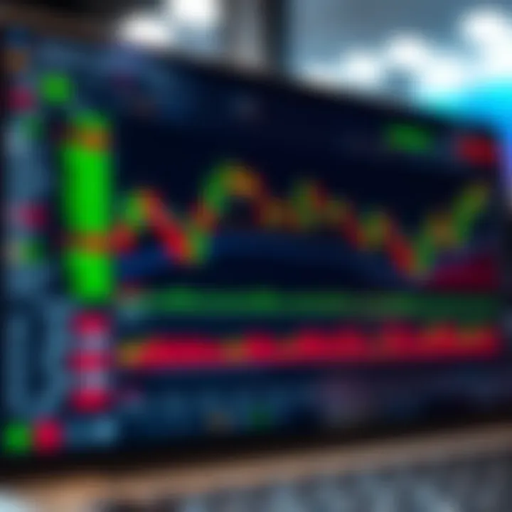 TradingView chart displaying key technical indicators for binary options trading