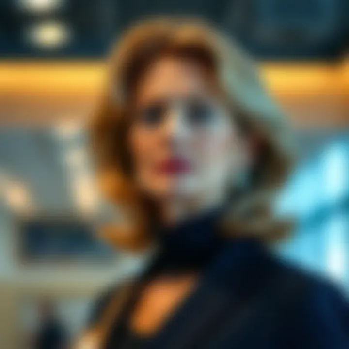 Portrait of a confident businesswoman representing Julia Koch's influence in global wealth management