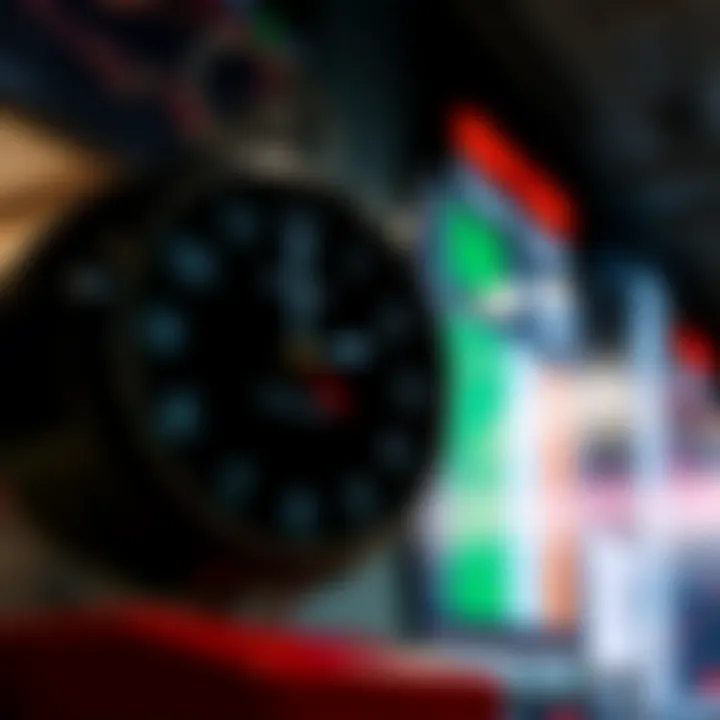 Clock showing time differences between New York and Nigeria with daylight saving adjustments