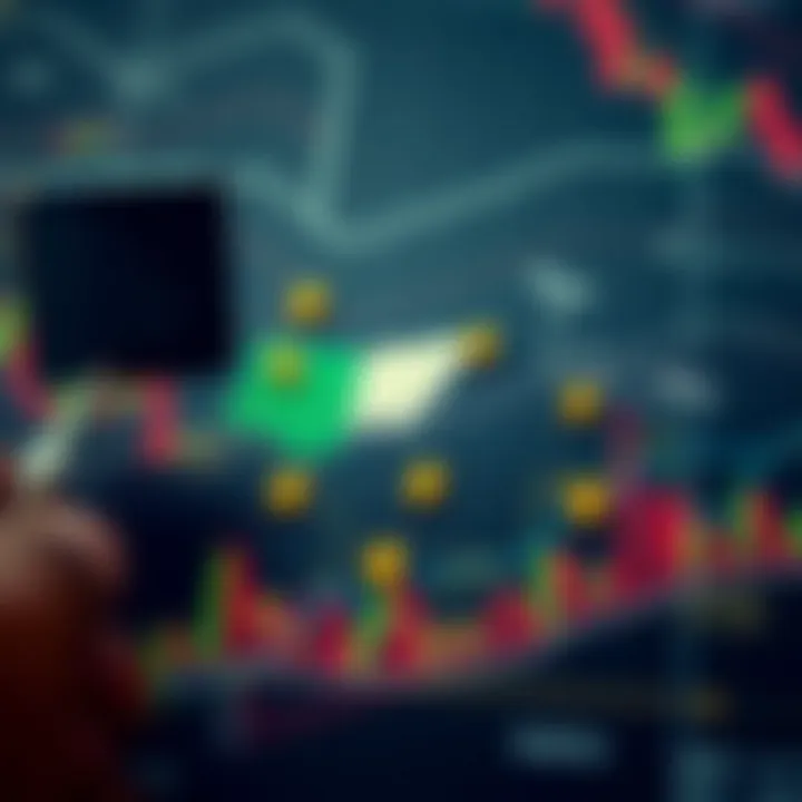 Map highlighting Nigeria with forex market charts and naira currency symbols