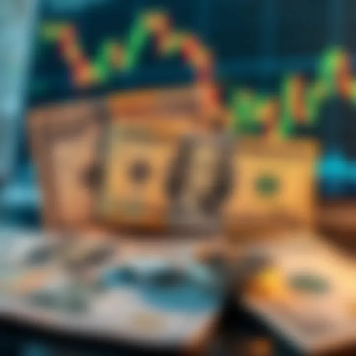 Economic and Market Factors Influencing USD/NGN Exchange Rate Illustration of Nigerian naira and US dollar currency with financial charts in the background