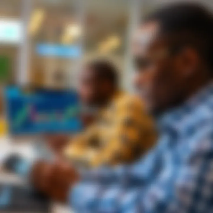Secure Online Trading for Nigerian Traders on Deriv Illustration of Nigerian traders accessing Deriv platform with secure online trading features