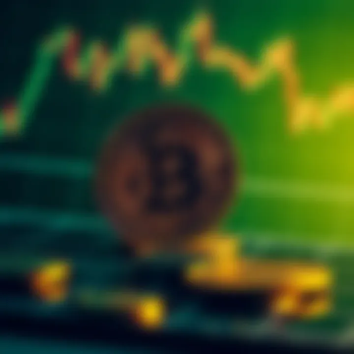 Graph showcasing cryptocurrency market fluctuations with Pi Network coin and Nigerian Naira symbol