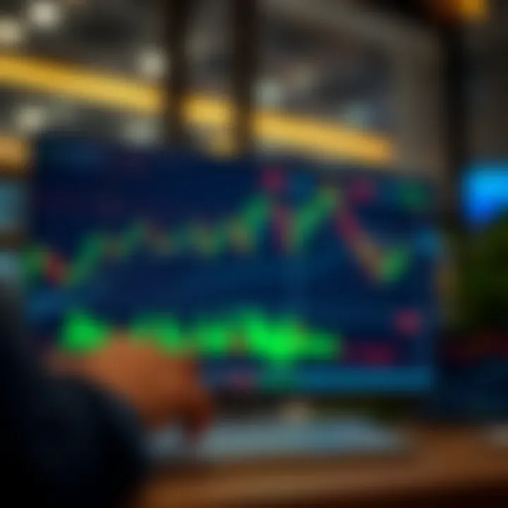 Interactive TradingView chart displaying live market data with customizable indicators