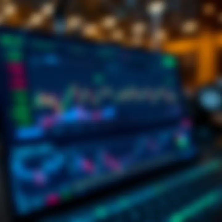 Dashboard showcasing TradingView widgets embedded in a custom application interface