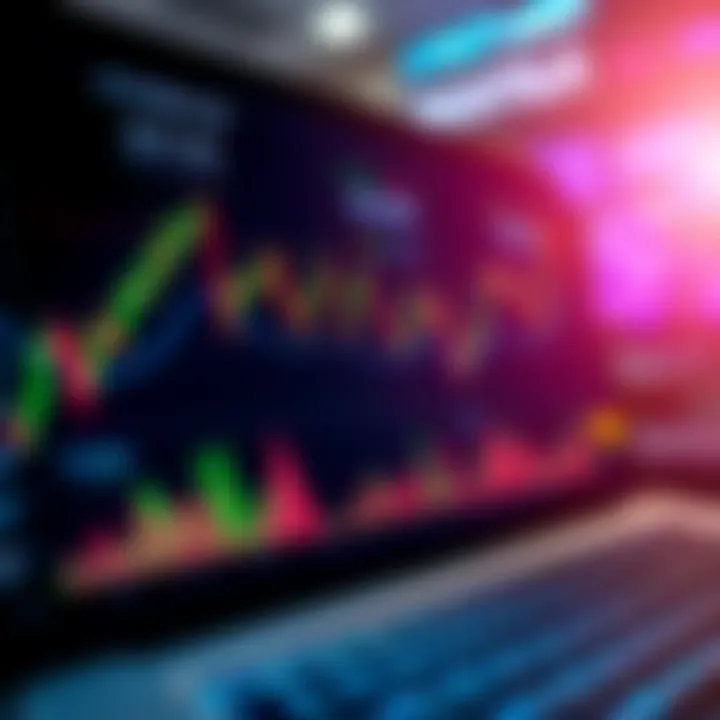 A dynamic trading platform interface displaying real-time forex market data and analytics