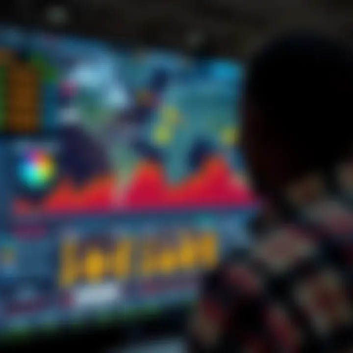 Digital interface showing weather patterns and data analysis for predicting future climates in Nigeria