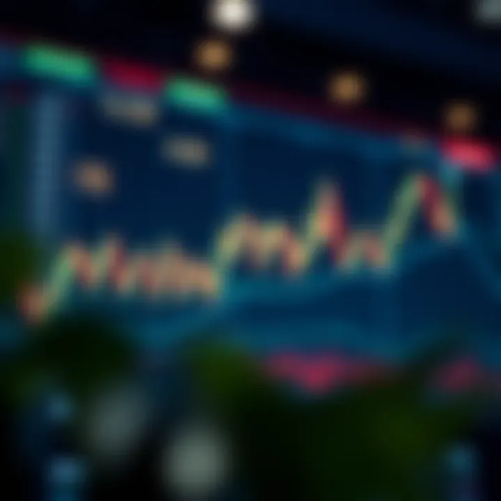 Graph illustrating trading strategy patterns based on volatility index data analysis