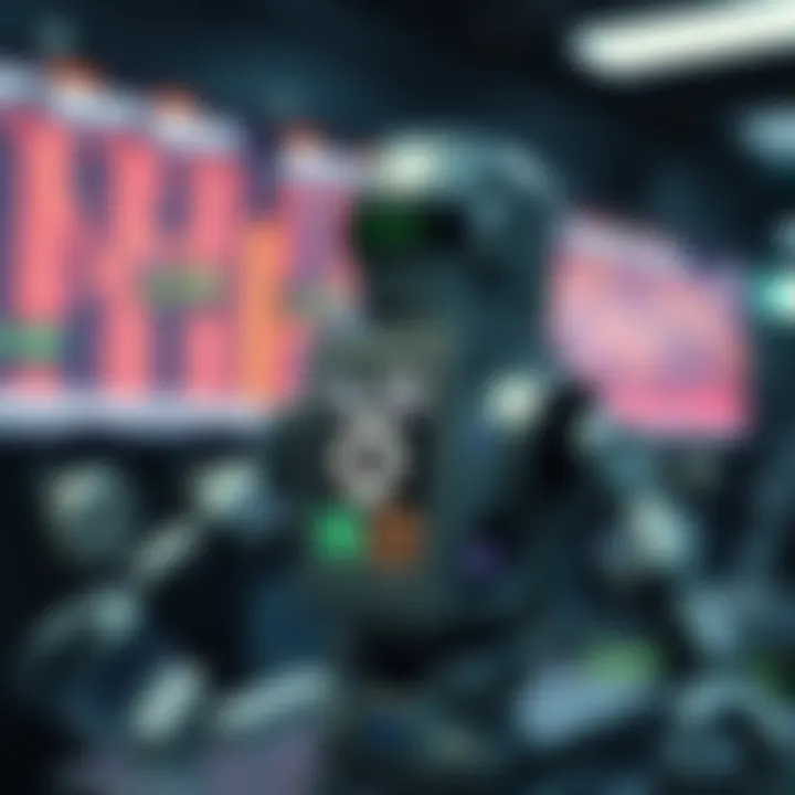 Diagram showing the functionality of binary bots in automated trading systems