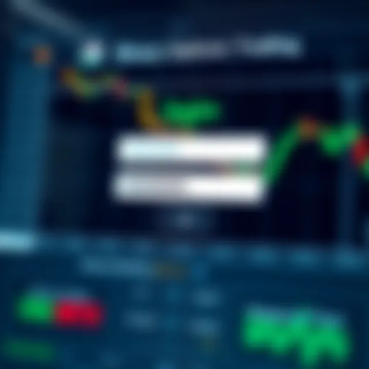 Secure login interface of a binary options trading platform with focus on username and password fields