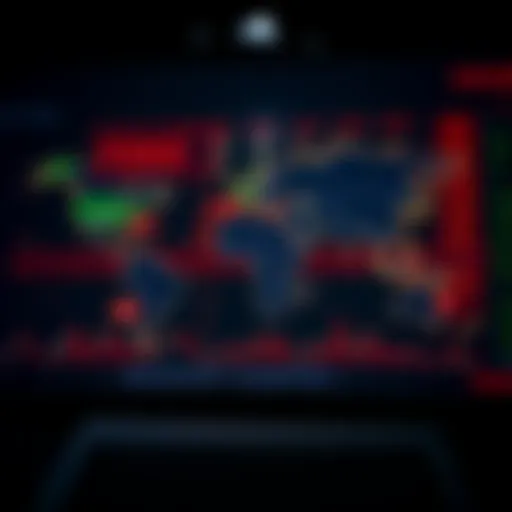 Global Forex Trading Sessions Aligned with Nigerian Local Time World map highlighting major forex trading sessions with corresponding Nigerian local time