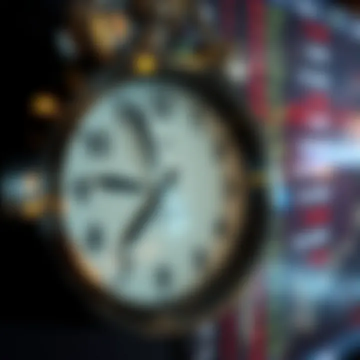 Clock showing various forex market opening and closing times relevant to Nigeria