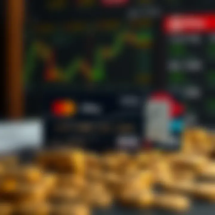 Illustration of various payment methods including credit card and bank transfer for forex deposits