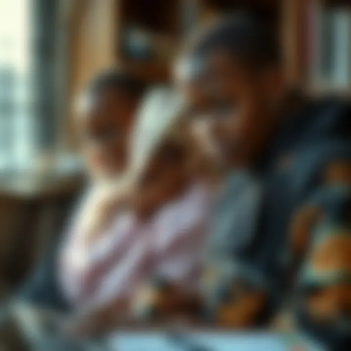 Financial Growth and Community Support via Nigerian Crowdfunding Platform Illustration of financial growth and community support through a digital Nigerian crowdfunding platform