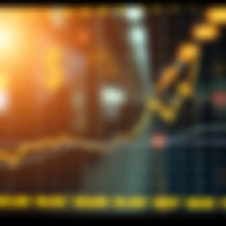 Graph showing USD/JPY exchange rate fluctuations over recent months