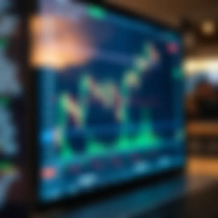 Binary options trading chart on TradingView highlighting key strategies and risk management tools