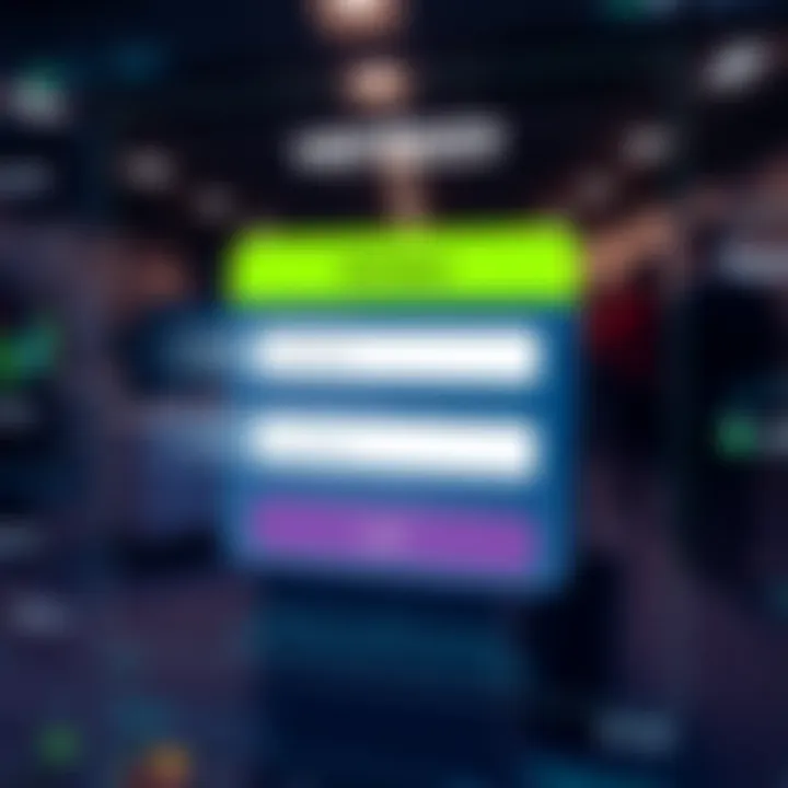 Secure login interface of Ventezo platform displaying username and password fields