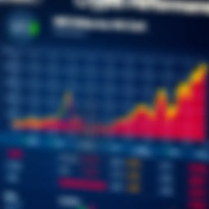 Comparative Overview of Cryptocurrency Performance Comparison chart illustrating various cryptocurrency performance metrics