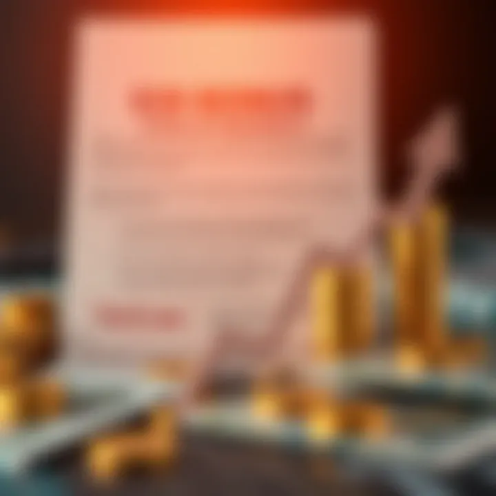 Graphic showing bonus promotional details alongside currency symbols and upward arrow