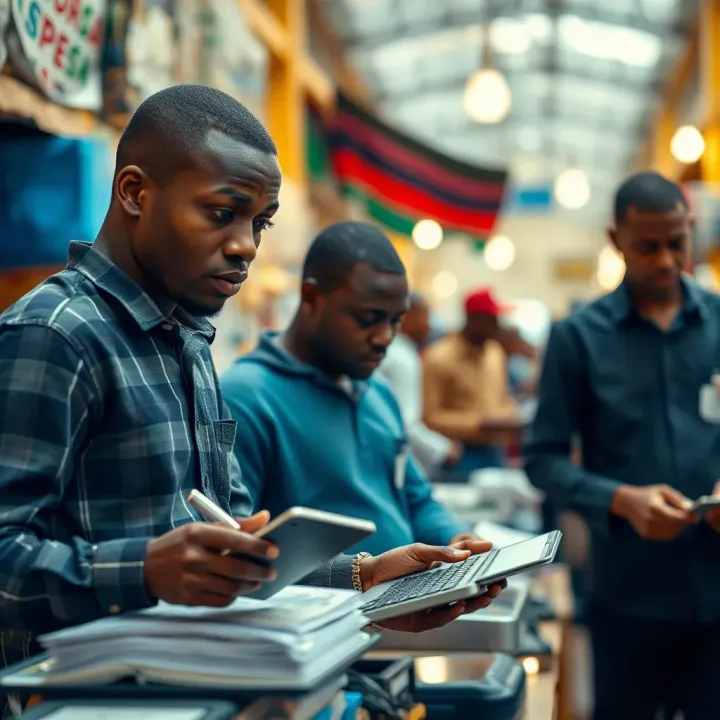 Modern technology tools and financial services used by Nigerian traders to enhance business operations
