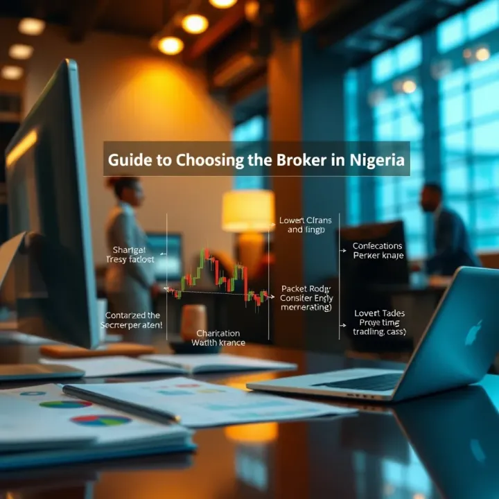 Visual representation of key factors to consider when selecting a broker in Nigeria